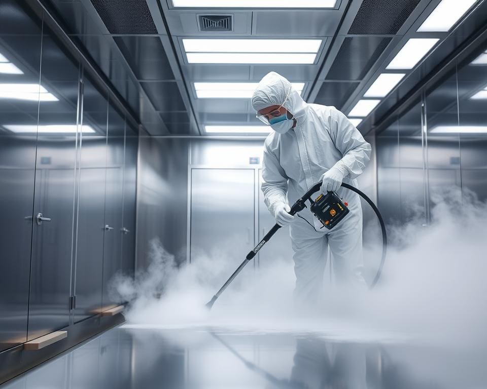 Waarom is dampreiniging ideaal voor cleanrooms?