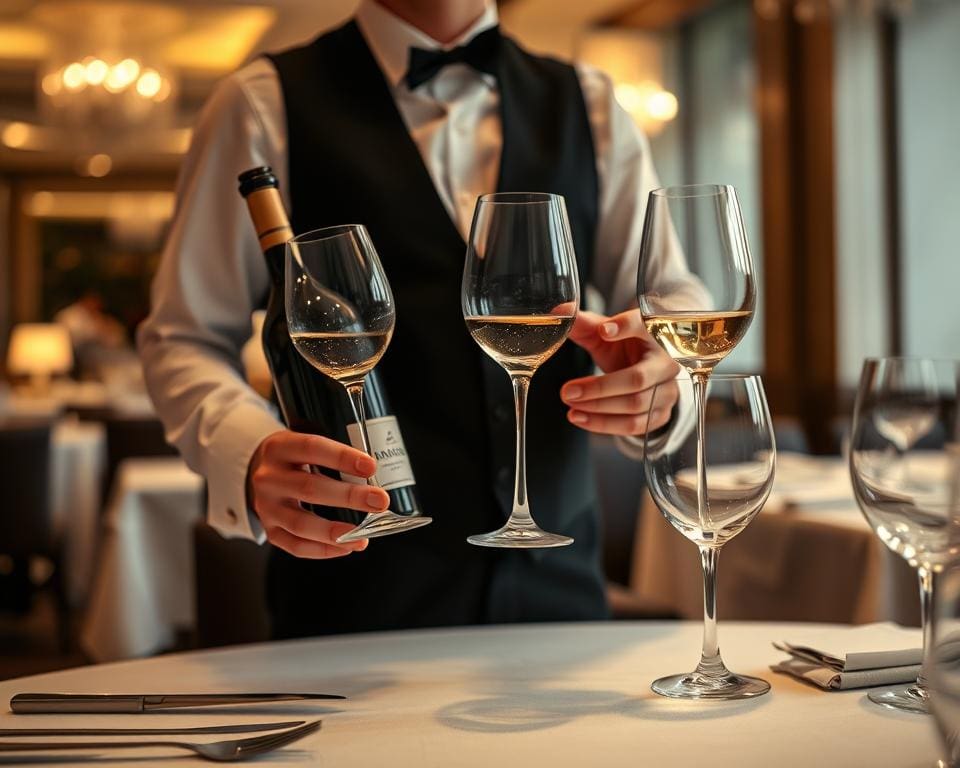 Wat doet een sommelier in een fine dining restaurant?