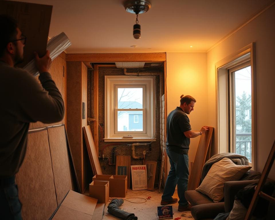 geluidsisolatie tijdens renovatie
