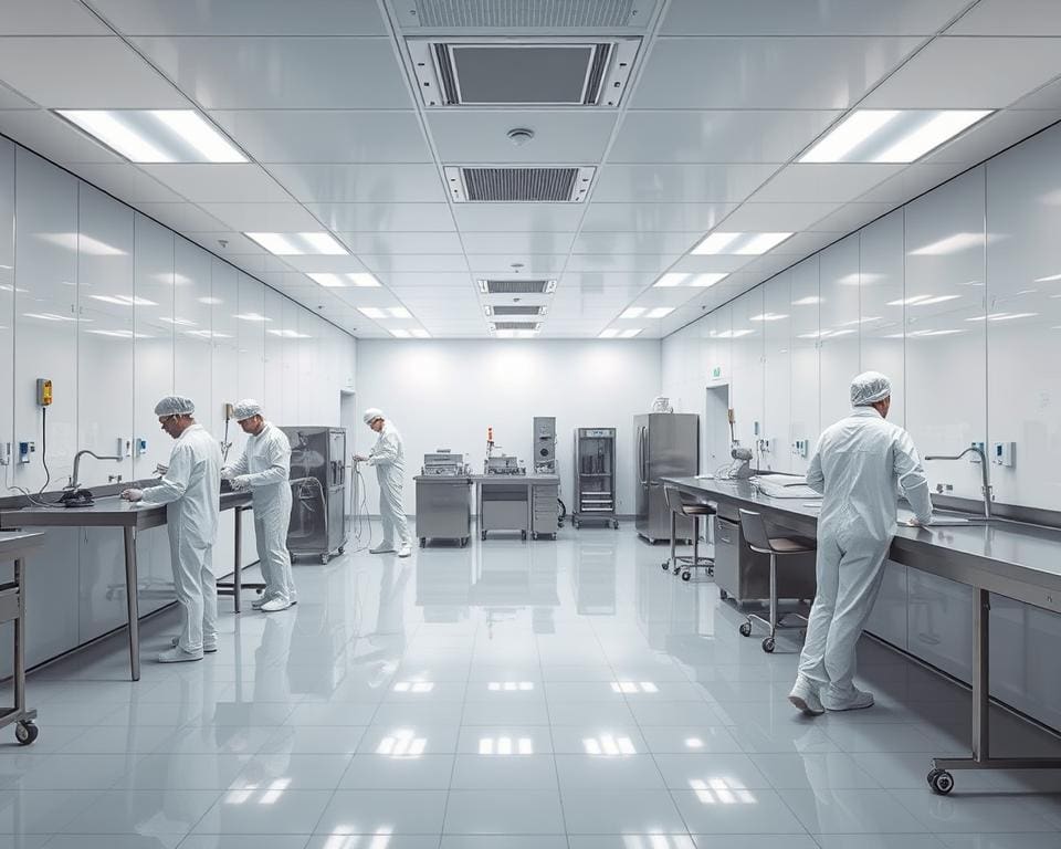 hoe reinig je een cleanroom