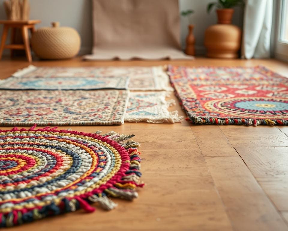 karpetten van gerecyclede materialen