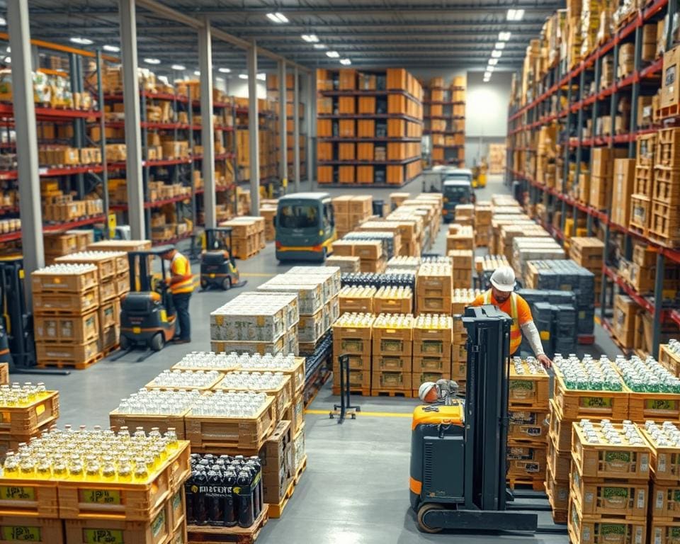 logistieke processen in drankengroothandel