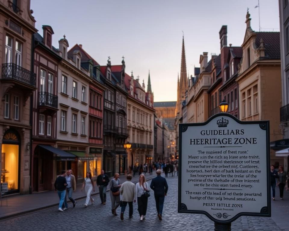 regels en voorschriften erfgoedzones