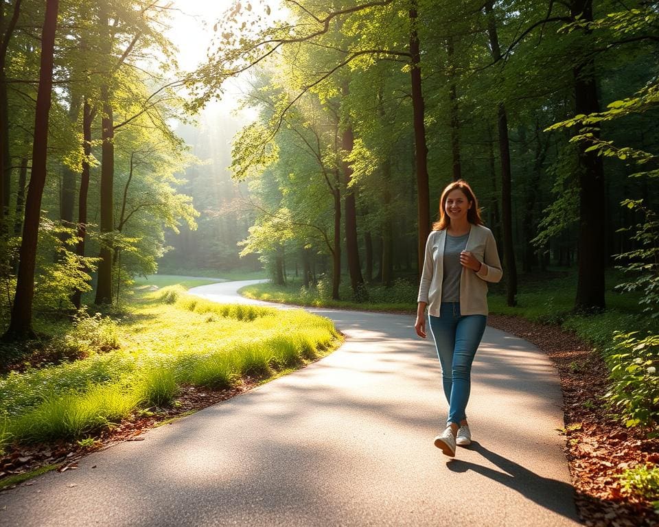 wandelen en stressreductie