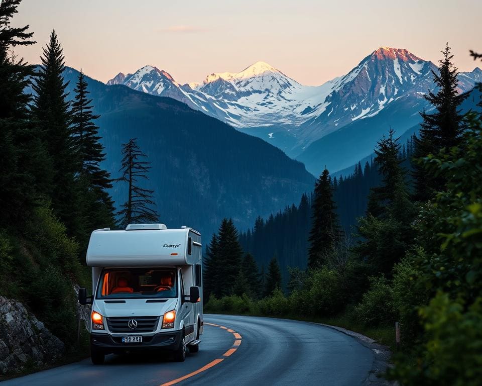 Veilig rijden in bergachtige omgevingen met een camper