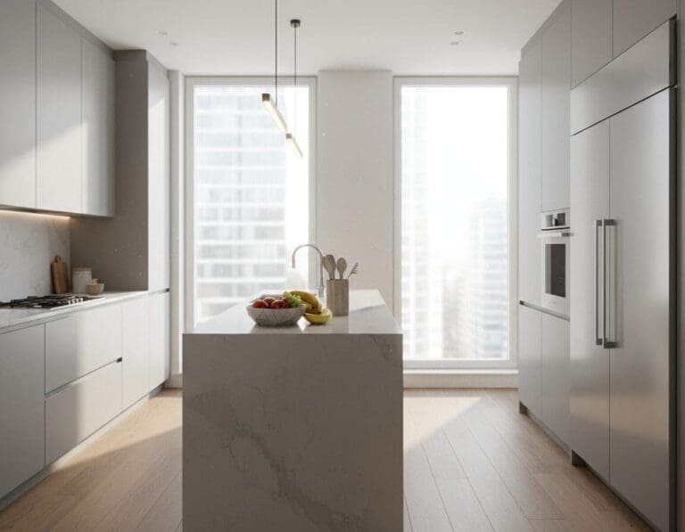 keuken modern appartement
