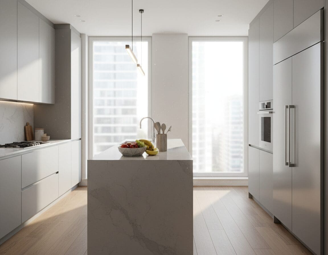 keuken modern appartement